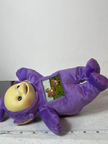 Teletubbies Tinky Winky VTG 2004 Purple Halographic tiger Belly Stuffed Plush 9” - Picture 5 of 13