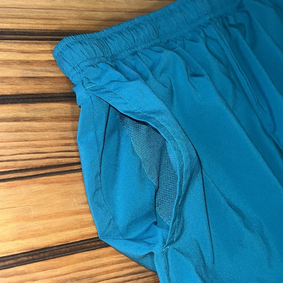 Gymshark Mens 5" Gym Shorts Men Large Teal Green Pull On Unlined