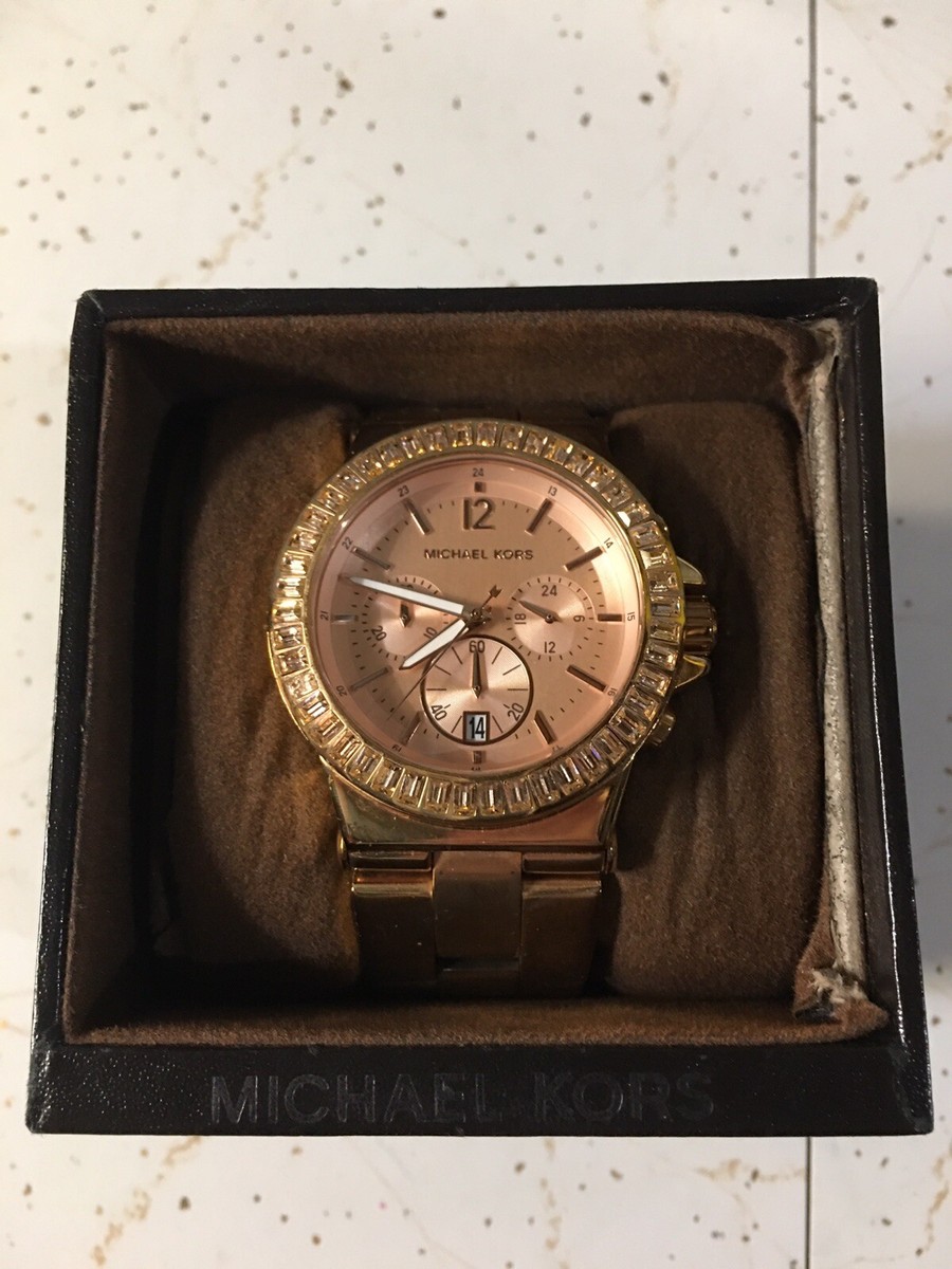 Michael Kors Womens Chronograph Dylan Rose Watch MK5412 (W-box1)