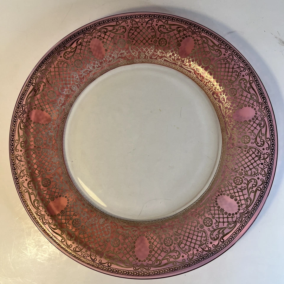 Platos de Cena Arte Itálica Contessa (Juego de 2) Rosa Arándano Italia 10 3/8" C6 Foto 2 de 4