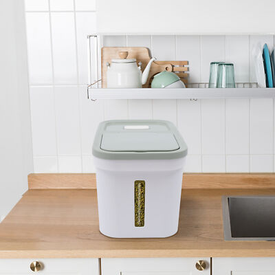10kg Flour Corn Storage Container Moisture-proof Kitchen Food Storage Bucket US