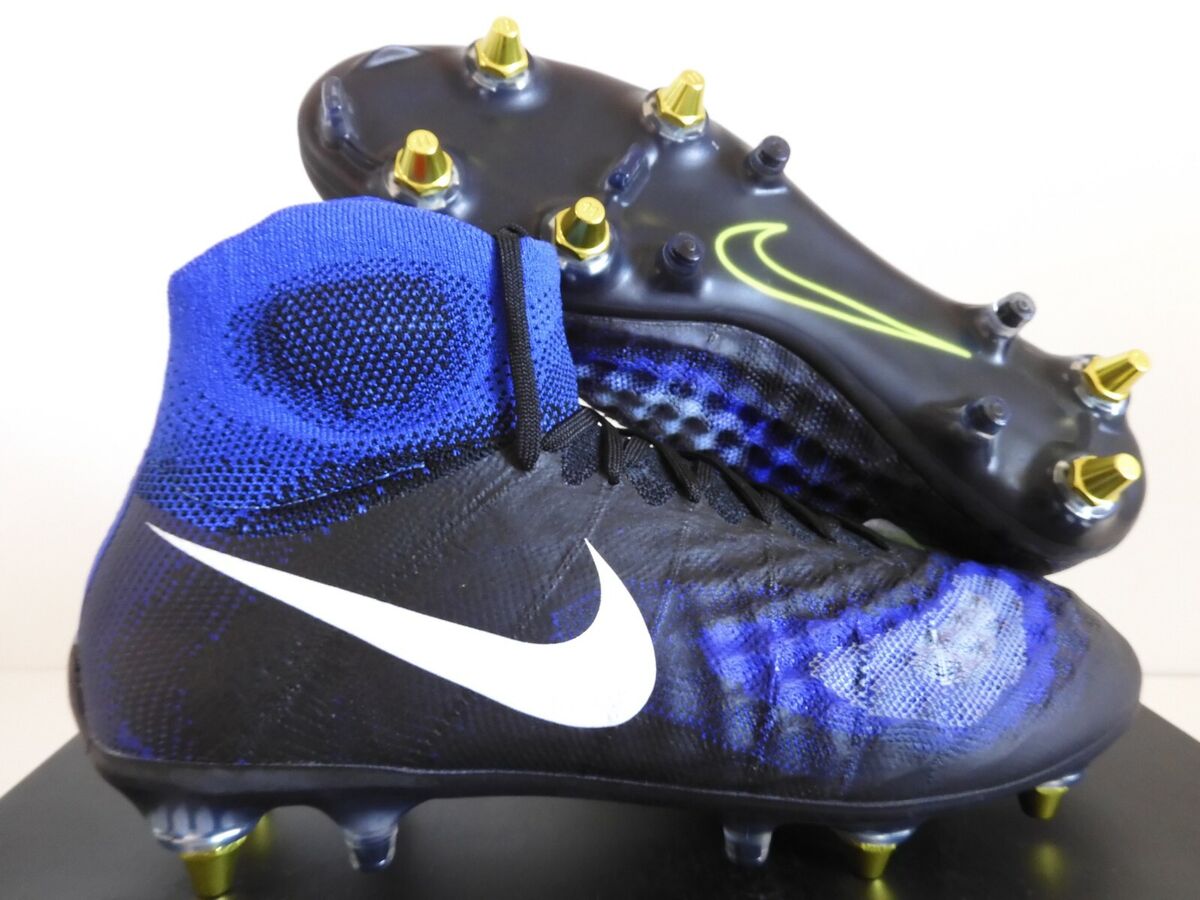 Nike Magista Obra II Sg Pro Ac Anti Clog Black-Blue Sz 8 Nike Magista Obra II Sg Pro Ac Anti Clog Black-Blue Sz 8
