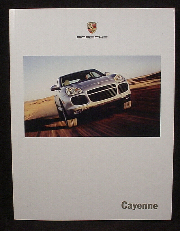 2005 PORSCHE CAYENNE SALES BROCHURE - NEW OLD STOCK