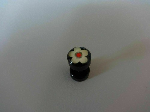 1 Paar Acryl Plug Ø 8mm football futebol Jaguar Gift Windows Mohn Libelle Zebra - Bild 25 von 36