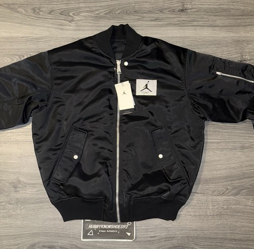 Jordan Essentials Statement Renegade Reversible Jacket DQ7344-010 Men’s Medium - Picture 2 of 8