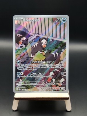 Houndour (Illustration Rare) 204/197 - #204 - Scarlet & Violet: Obsidian Flames