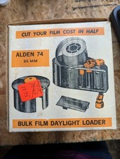 Alden 74 35MM Bulk Film Daylight Loader Box and Instructions Only 