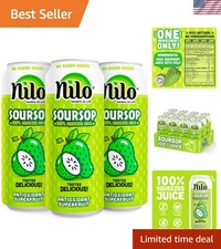 Tropical Soursop Juice, Non-GMO Gluten-Free - 100 Pure Refreshment 12 Pack