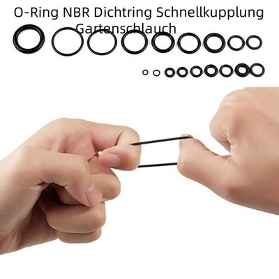 NBR Dichtring Schnellkupplung Gartenschlauch Unterlegscheibe O Ring Ringe O-Ring