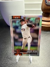 2026 Topps Series 1 Baseball Logan Webb Rainbow Foil San Francisco Giants #69