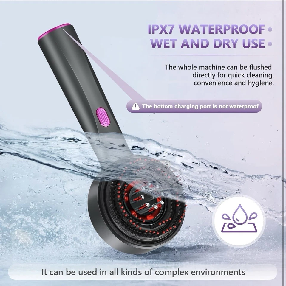 3合1头发油涂抹器,头部按摩器头皮,头发油涂抹器头皮质量... — 第 4/4 张图片