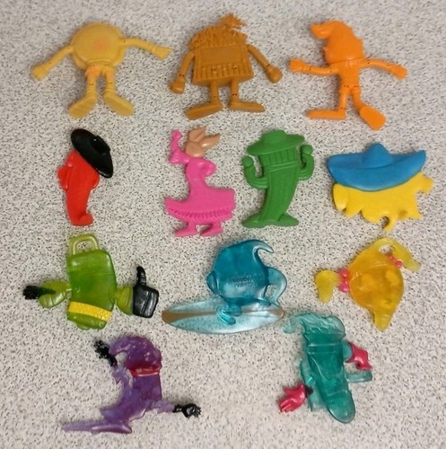 Bible Memory Buddies with Bible Verse's on Back PVC Vintage Lot of 12 - Picture 2 of 4