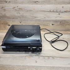 Jensen JTA-230 3-Speed Stereo Turntable Record Player Built-In Speakers  USB