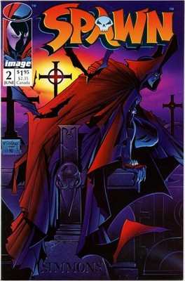 Spawn #2 1992 Image Comics VF/NM Comic Book 1st App Violator Direct