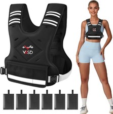Adjustable Weighted Vest for Women Men 4-10lb/11-20lb/20-32lb Vest with 6 Ironsa