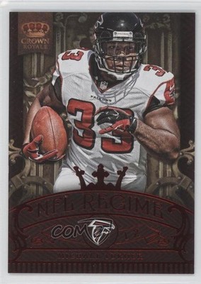 2012 Panini Crown Royale NFL Regime Red 92/100 Michael Turner #15 0a1