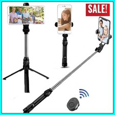 Selfie Stick Tripod Remote Desktop Stand Cell Phone Holder For iPhone Samsung US