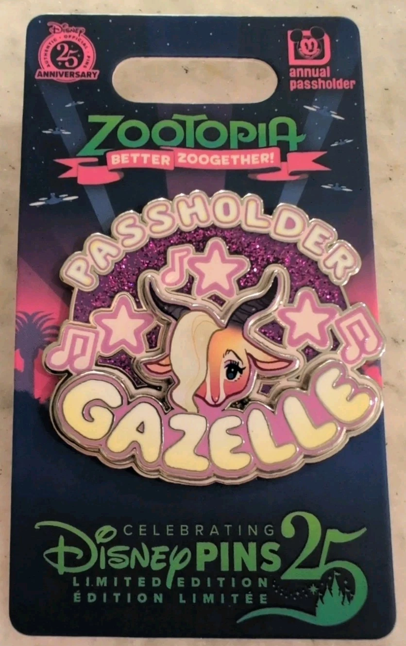2025 Disney Parks Zootopia Better Together Gazelle Grand Opening Pin LE 3000