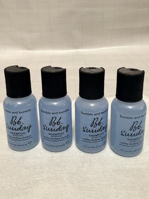 4X Bumble and Bumble Sunday Weekly Clarifying Shampoo 1oz 30ml total 120ml