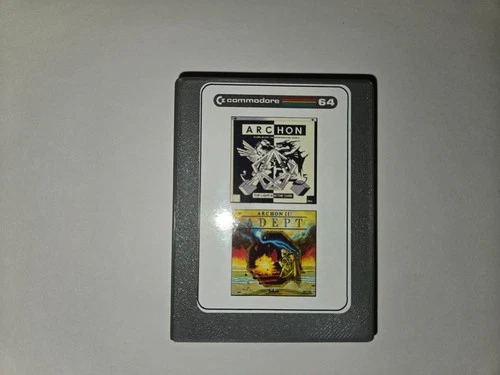 Archon I and Archon II dual game cartridge (Commodore 64/128, 1988)