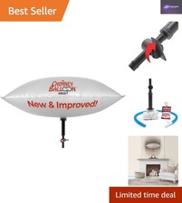 Easy Install 15x9 Inch Chimney Balloon - Clear Draught Excluder for Warm Homes