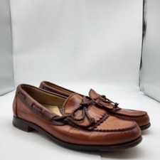 Vintage FootJoy Classic Made In USA Men's Leather Tassel Loafers 9 C