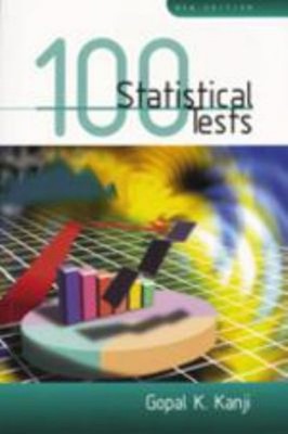 100 Statistical Tests Hardcover Gopal K. Kanji