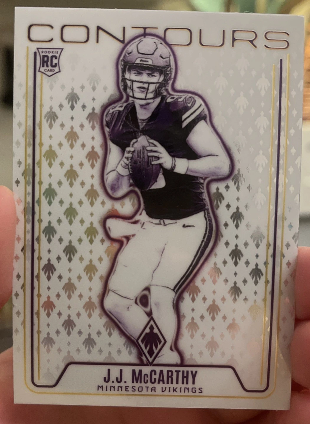 2024 Panini Phoenix - Contours J.J. McCarthy #CON-JMY (RC)