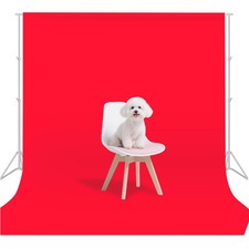 Red Photo Backdrop 5x7FT Photography Background Studio Video Shooting