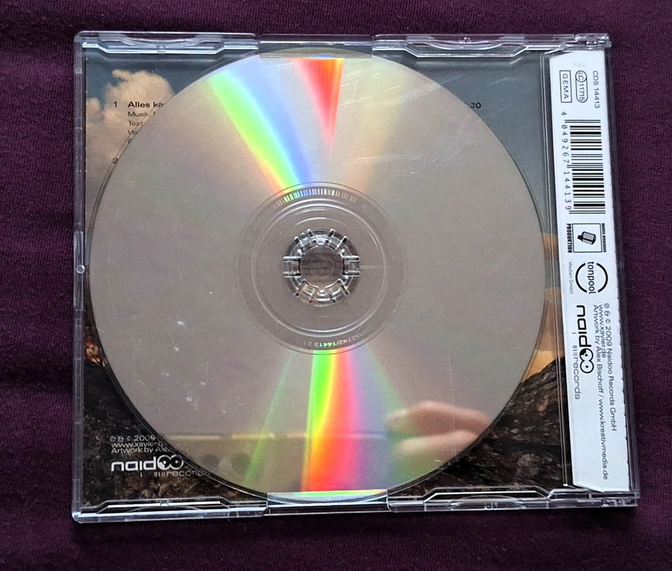 Maxi CD: Xavier Naidoo "Alles kann besser werden" - Bild 3 von 4