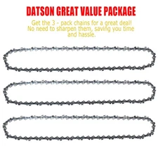 3pack,18 Inch Chainsaw Chain 3/8" LP Pitch .050" Gauge 61 Drive Links for Stihl