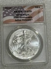 2011 Silver Eagle 25th Anniv ANACS MS70 Rare Flag Label ~ NO SPOTS ~ PRISTINE