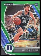 2021 Panini Prizm Draft Picks #34 Matt Hurt Green