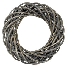 Holzkranz 30cm Kubu Rattan – Deko Türkranz Tischkranz Natur Rattankranz Herbst