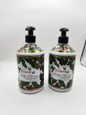 2 Home Body Co HOLLY BERRIES Hand Soap Wash Liquid 21.5 oz CHRISTMAS