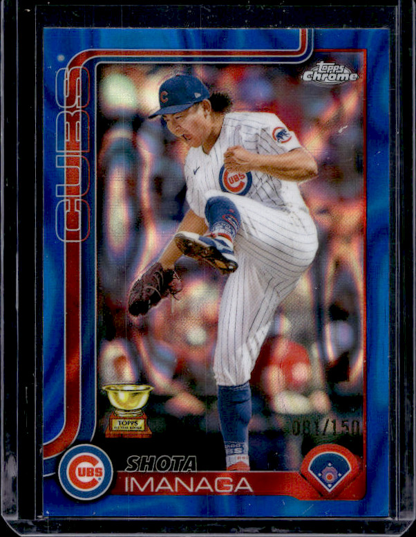 2025 Topps Chrome - Shota Imanaga #149 Blue Lava Refractor /150