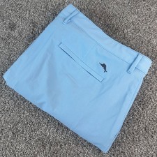 Tommy Bahama Chip Shot Shorts Mens 42 Blue Islandzone Performance Golf Upf 30