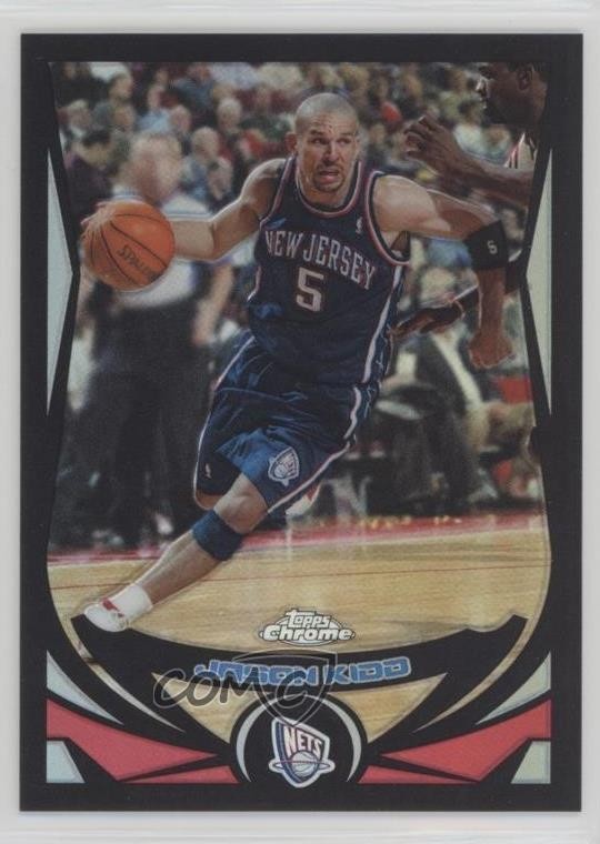 2004-05 Topps Chrome Black Refractor 465/500 Jason Kidd #5 HOF 09is