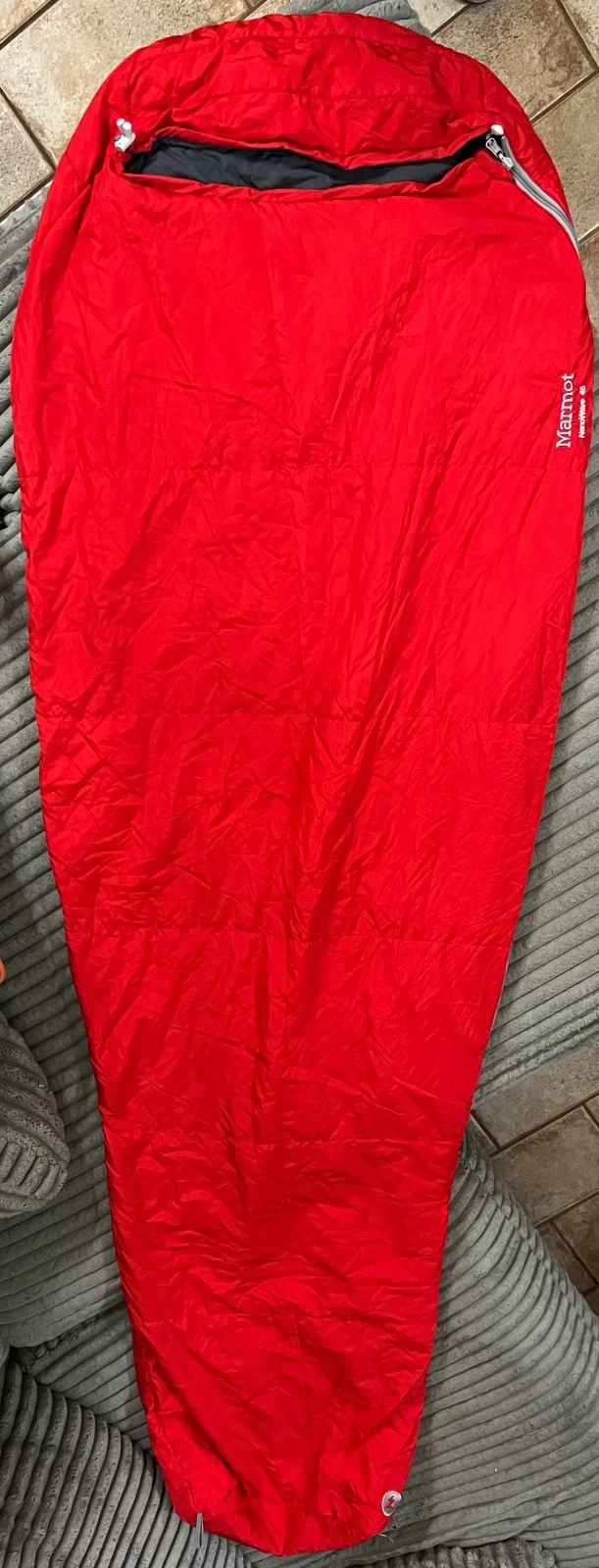 Marmot NanoWave 45F/7C Synthetic Sleeping Bag - Regular Size - Team Red - LZ