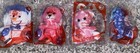 Lot Of 4 Different McDonald’s Happy Meal Toys Build A Bear Workshop 2012 2015 — photo 1