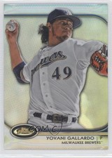 2012 Topps Finest Refractor Yovani Gallardo #36 0h3