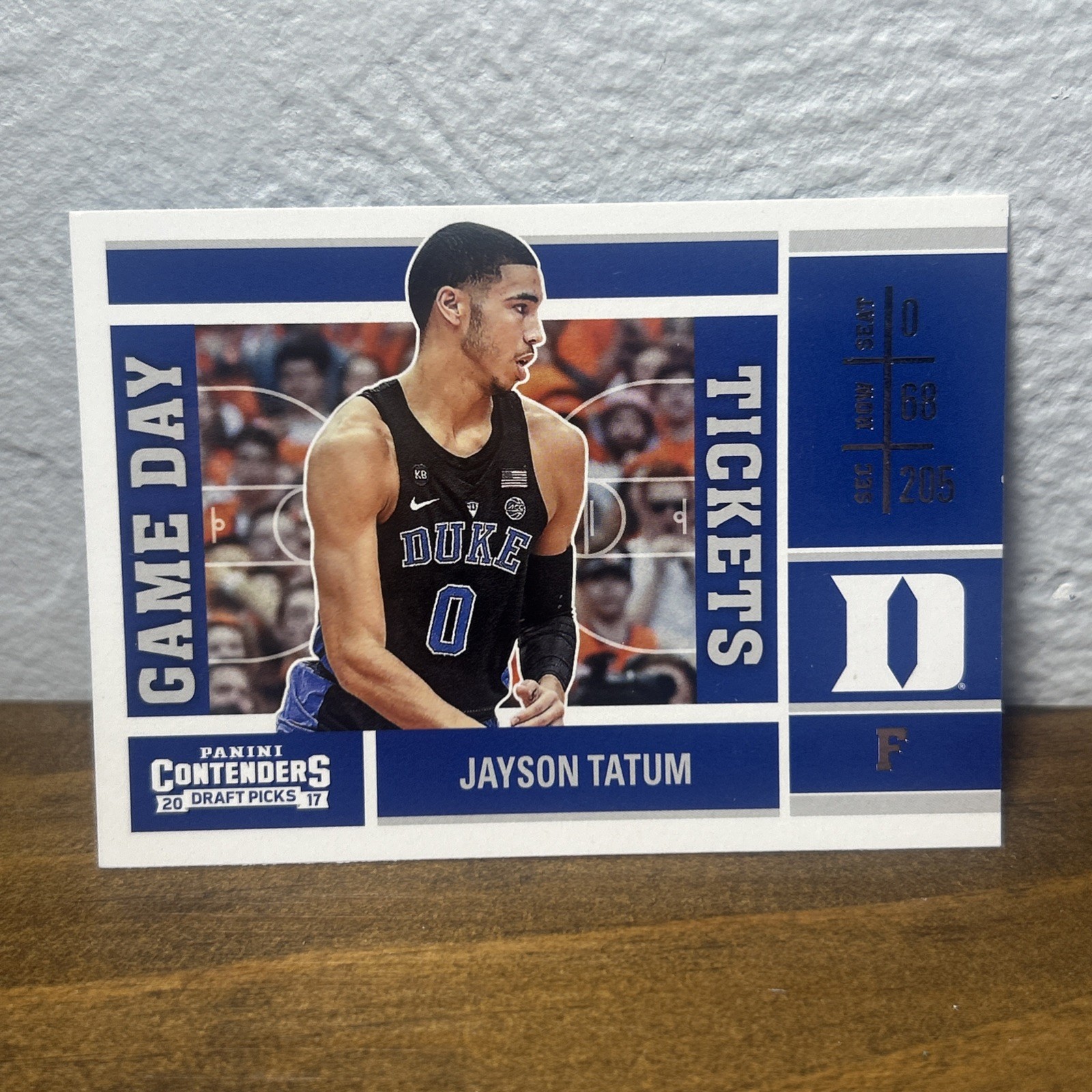 2017-18 Contenders Draft Picks Game Day Tickets #5 Jayson Tatum Rookie Celtics
