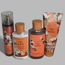 Bath  Body Works 4p Lot Fall in Bloom Fragrance Mist, Lotion, Wash  Cream x4 