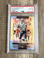 2016 Panini Select - Concourse Tom Brady #13 Silver Prizm PSA 10