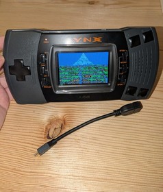 Atari Lynx II 2 Console System. IPS LCD HDMI Screen & Power Circuit &Full Re-cap