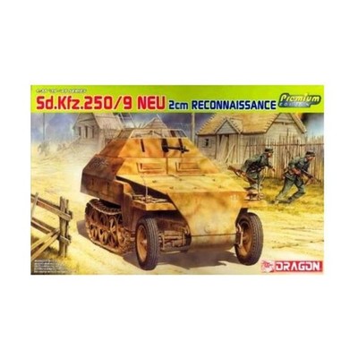 Dragon Mod 39 to 45 Series Germany  Sd.Kfz. 250/9 Ausf. B 2cm Reconnai Fair/NM