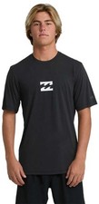 Billabong All Day Wave SS Surf Shirt Rash Guard - Black - New