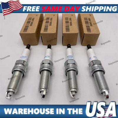 #ad #ad 4 NEW OEM SPARK PLUGS 18867 09095 17 24 FOR Elantra Kona Forte Seltos Soul 2.0L $34.20