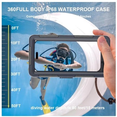 Professional 2026 Scuba Dive Waterproof Case for Phone 17/16