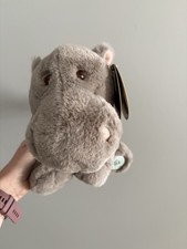 FAO Schwarz Planet Love Hippo Plush BNWT Very Soft